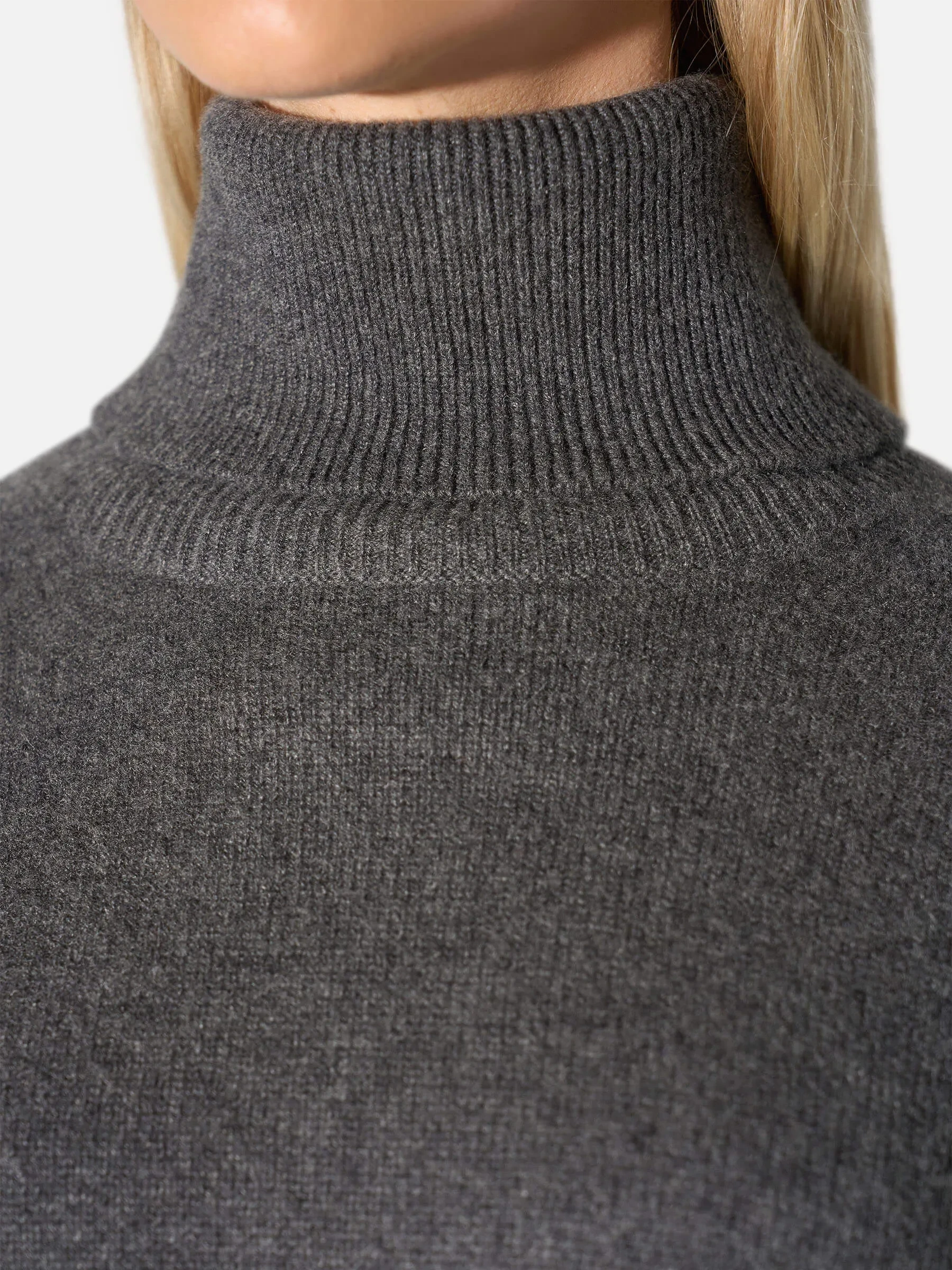 Cashmere Dames Coltrui Dawsey Grijs