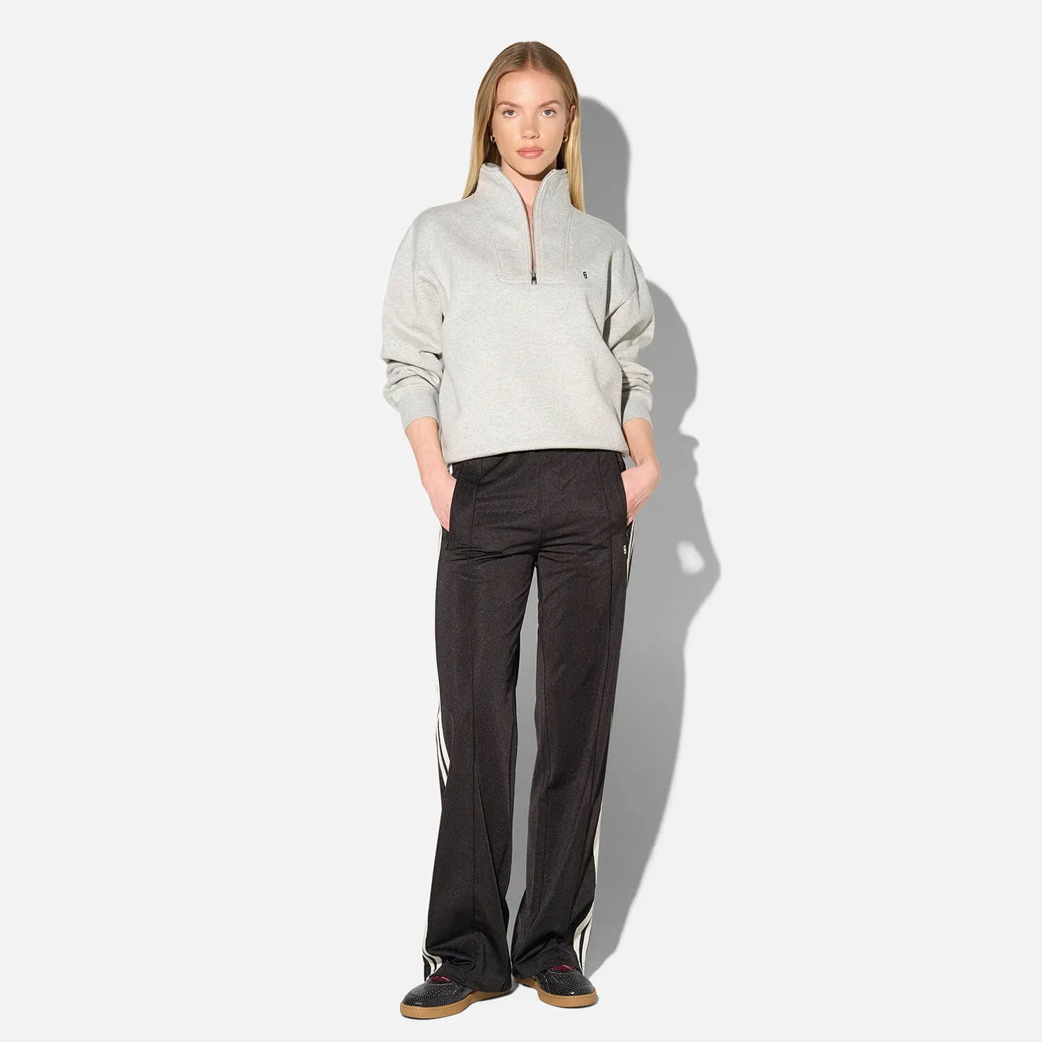 Joggingbroek Dames Strepen Midnight Zwart