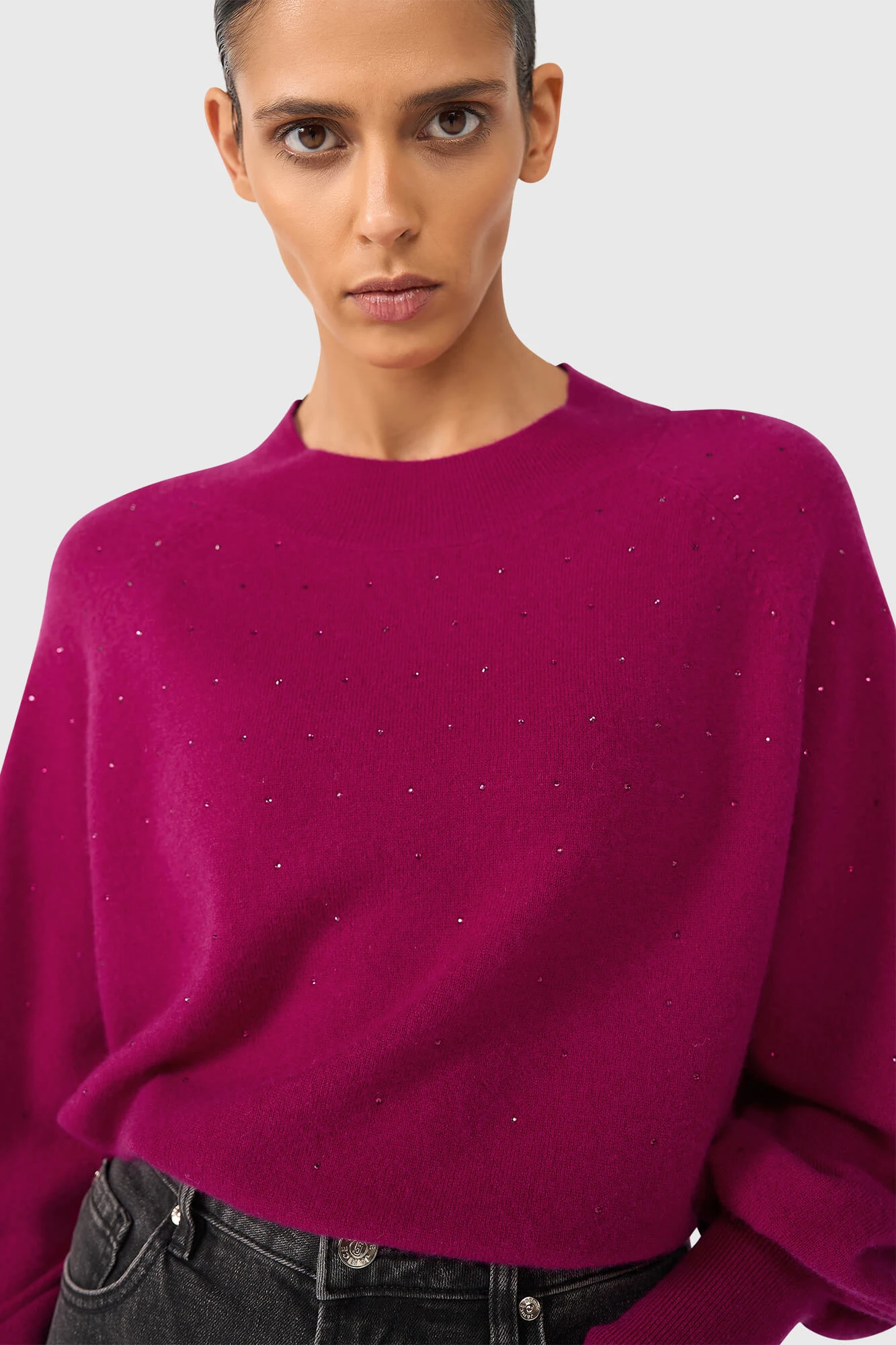 Harvey Aubergine Steentjes