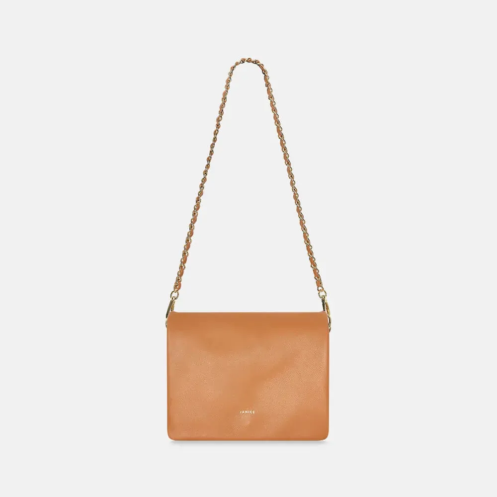 Leren Dames Tas Skylar Cognac
