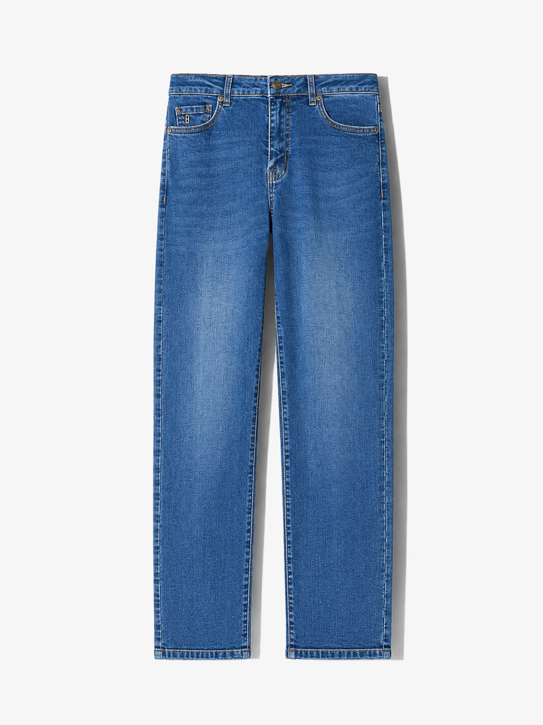 Mom Jeans Dames Mid Rise Blauw Cooper 258