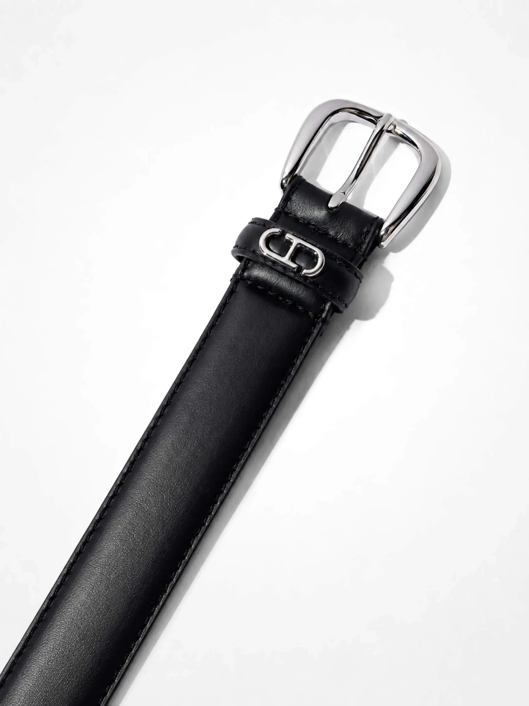 Riem Leer Dames Zwart Malone Zilver