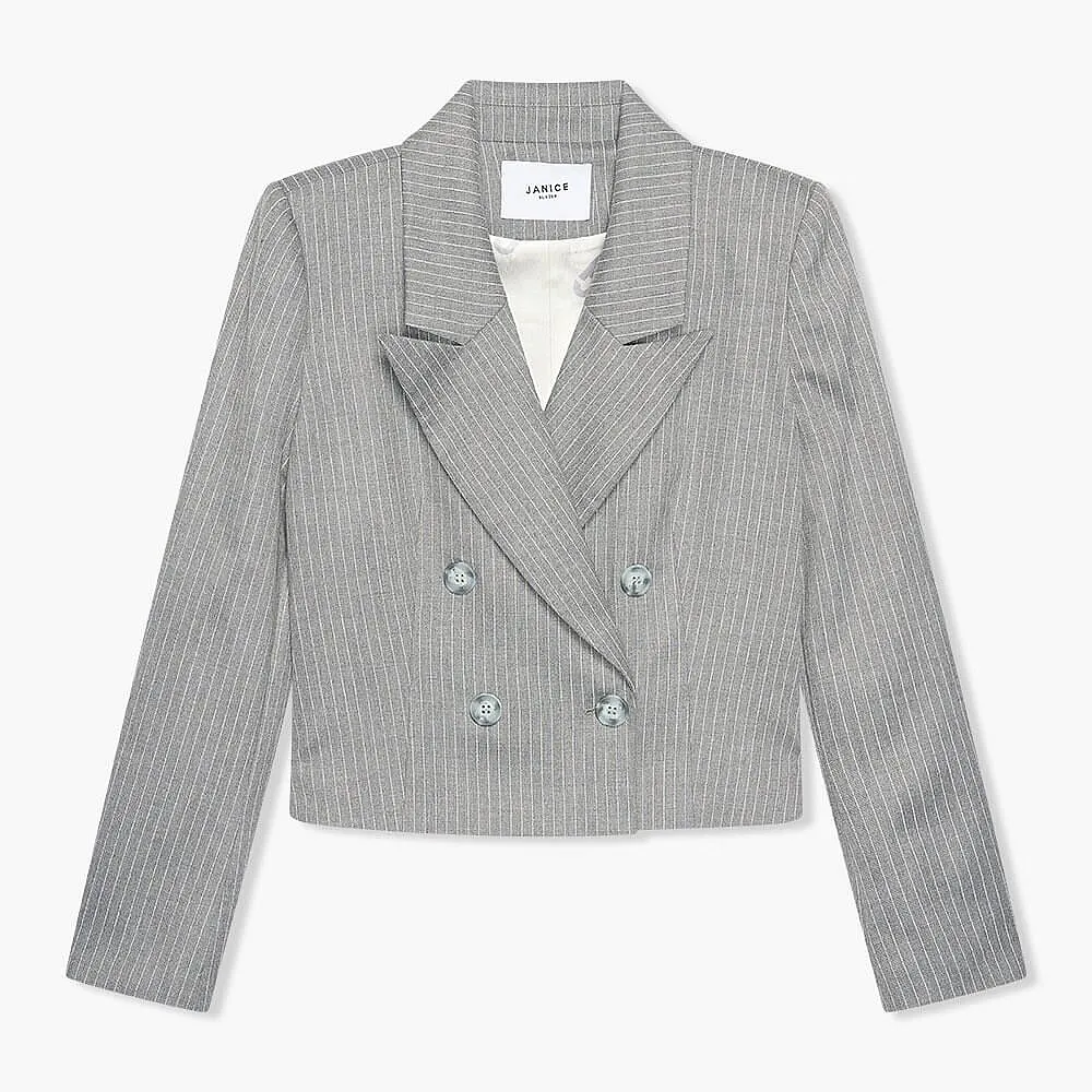 Stan Blazer Grijze Streep