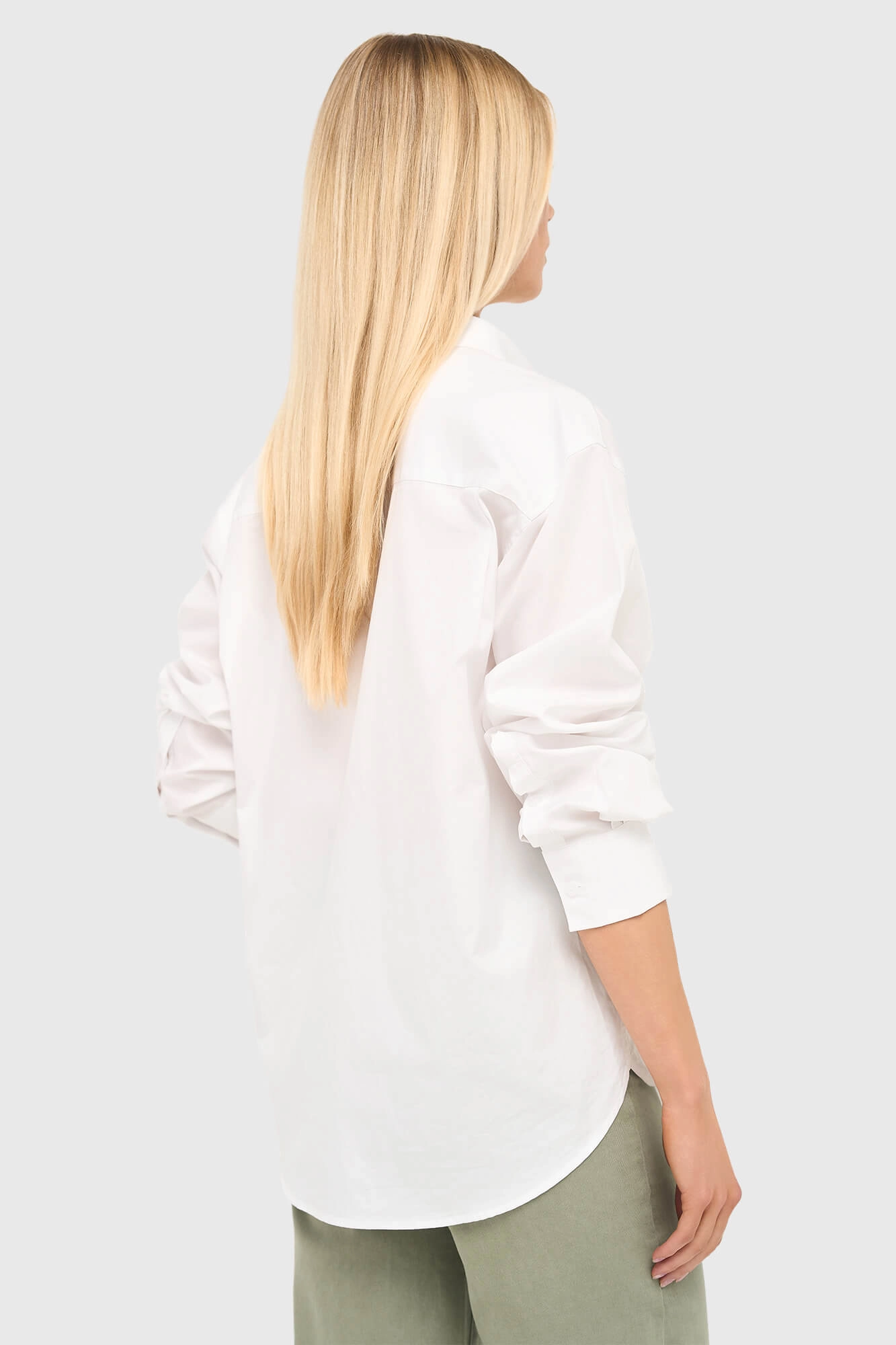 Witte Katoenen Dames Blouse Lange Mouw Kygo Janice 02